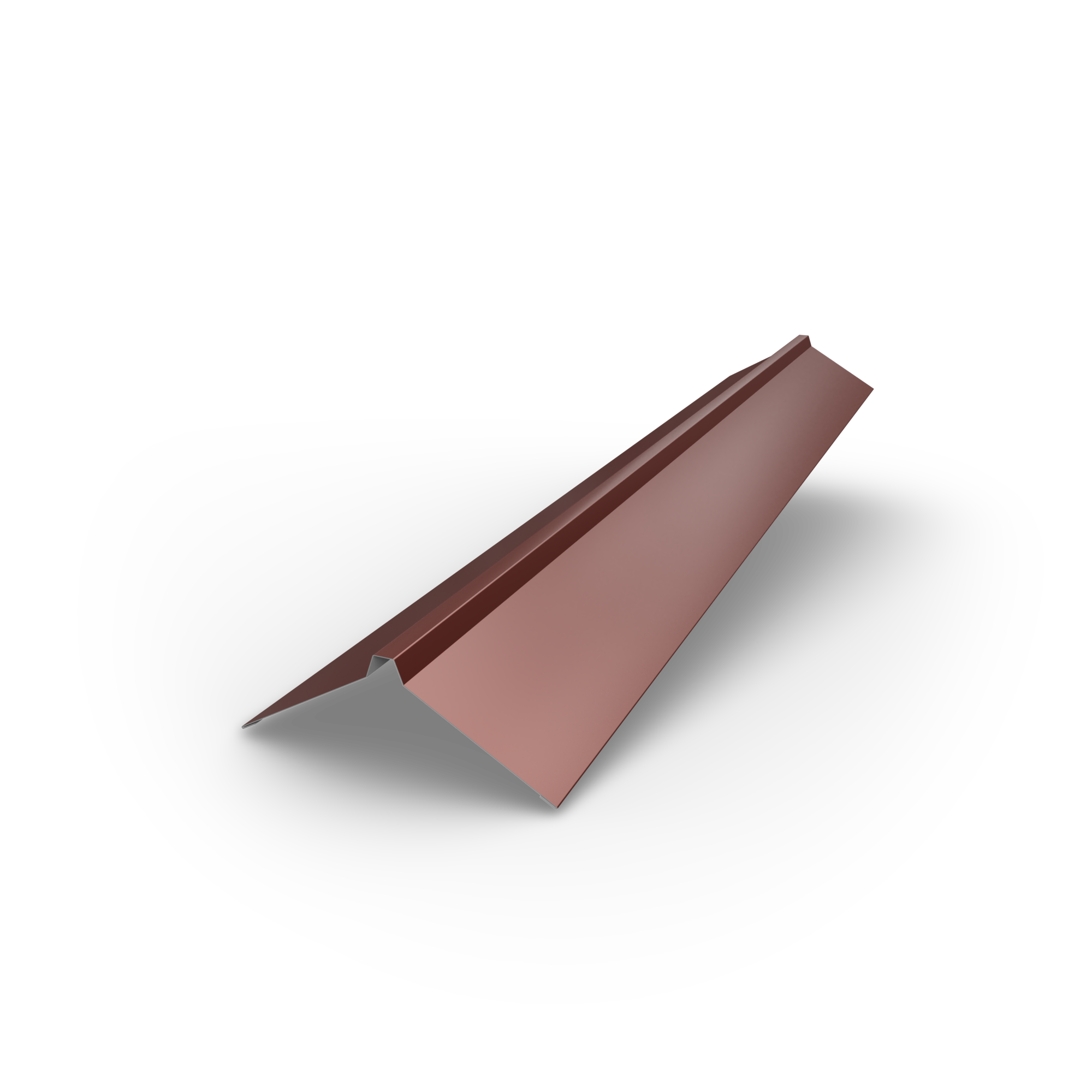 Smart cover solution Hřebenáč rovný Smart CS H12 1000×0,4 mm Zn 275 lak RAL 3009 terakota