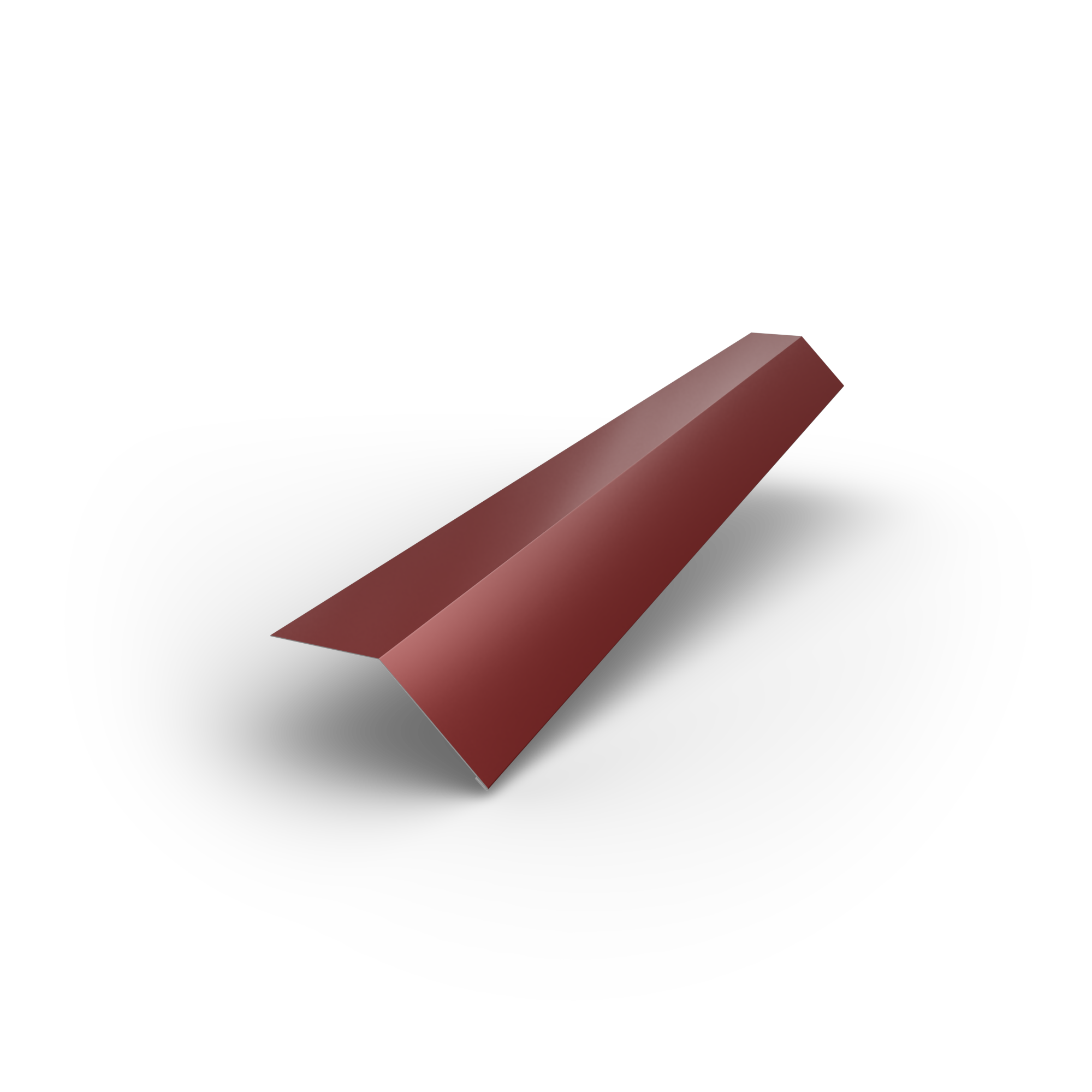 Smart cover solution Lišta okapní Smart CS H12 2000×0,4 mm Zn 275 lak RAL 3011 červená