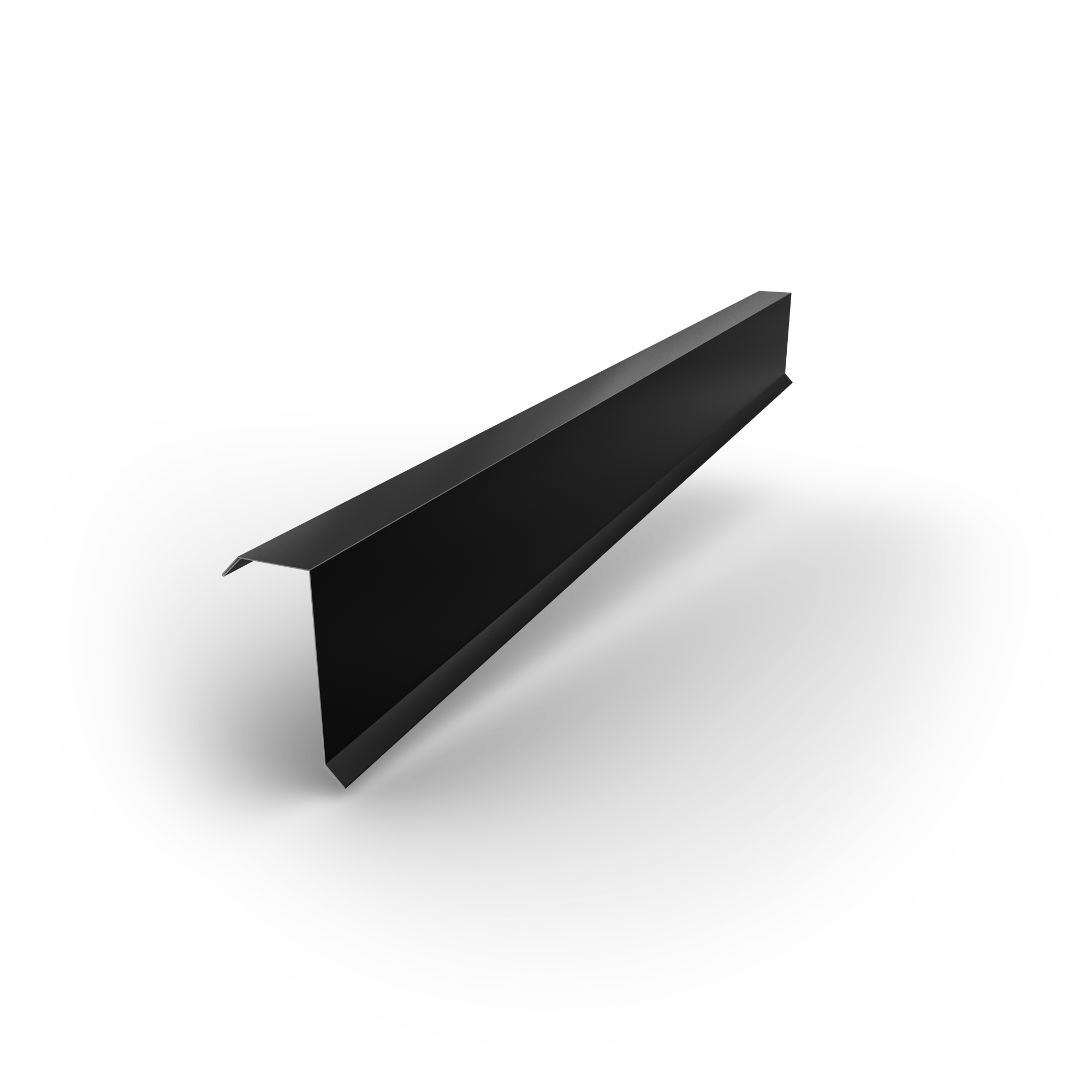 Smart cover solution Lišta závětrná Smart CS H12 2000×0,4 mm Zn 275 lak RAL 9005 černá