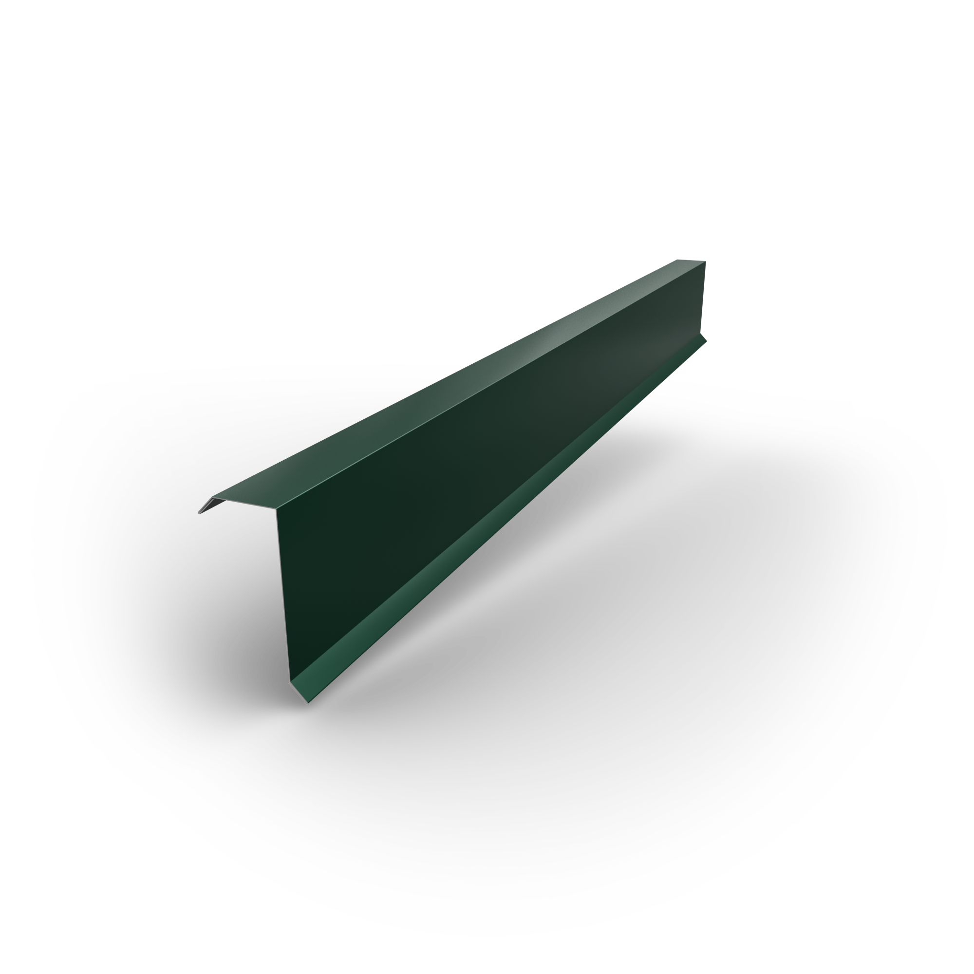 Smart cover solution Lišta závětrná Smart CS H12 2000×0,4 mm Zn 275 lak RAL 6005 zelená