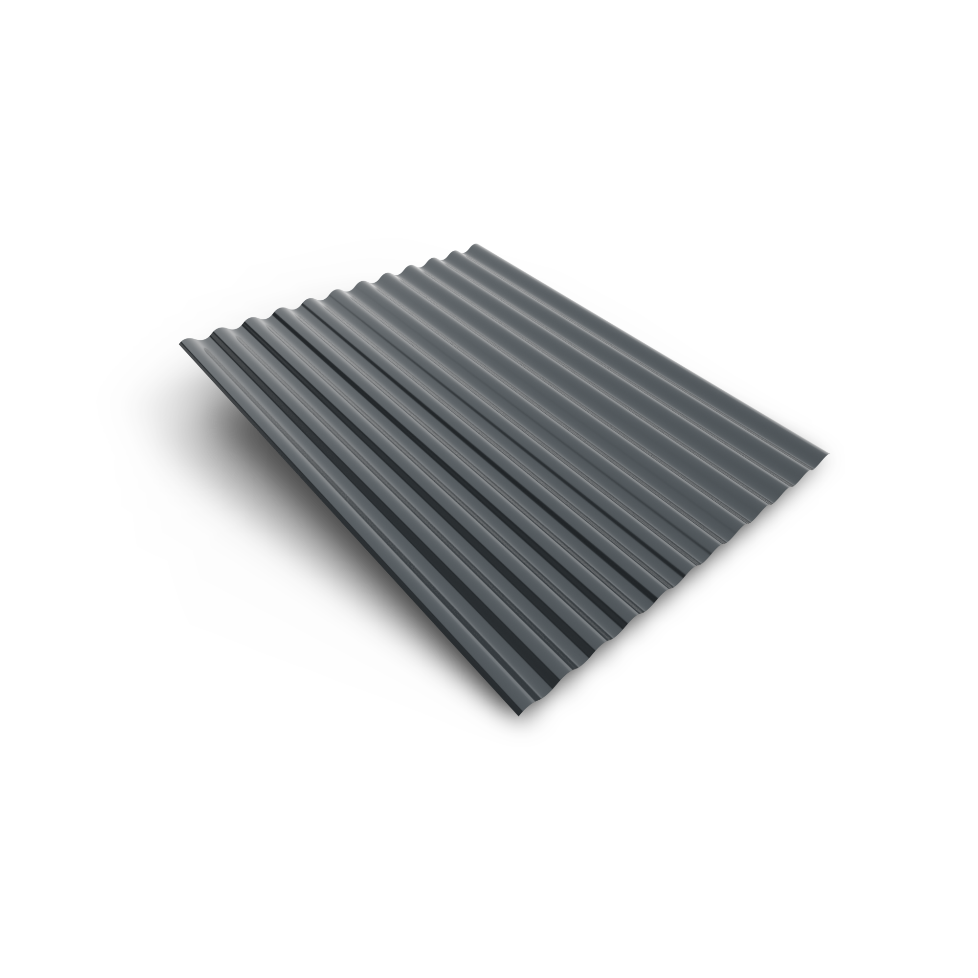 Smart cover solution Plech vlnitý Smart CS S18 883×2500×0,4 mm Zn 275 RAL 7016 antracit