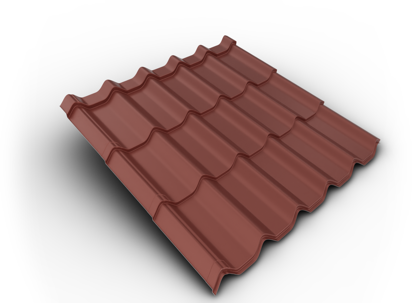 Belprofile Krytina velkoformátová Nordic SunClear 350×1080×0,5 mm RAL 3009