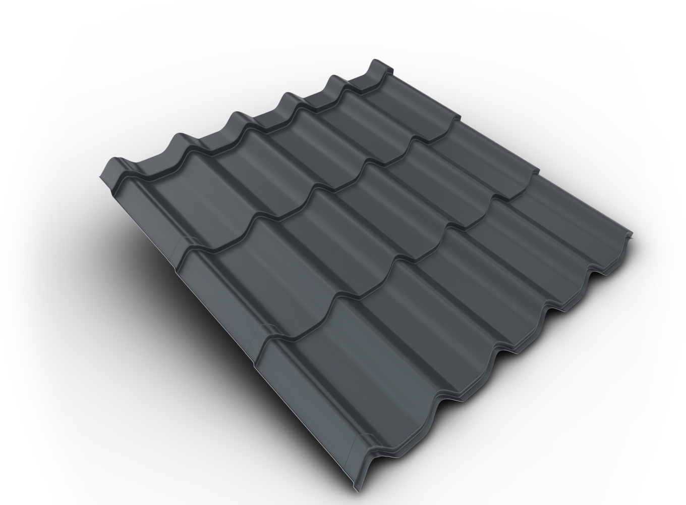 Belprofile Krytina velkoformátová Nordic SunClear 350×1080×0,5 mm RAL 7016