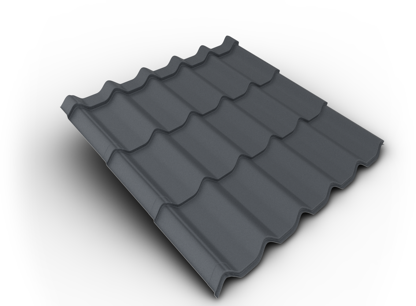 Belprofile Krytina velkoformátová Nordic SandShape 350×1080×0,5 mm RAL 7024