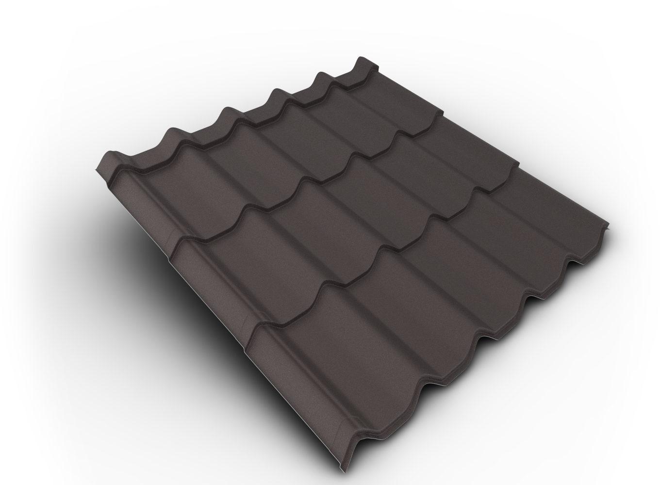 Belprofile Krytina velkoformátová Nordic SandShape 350×1080×0,5 mm RAL 8019