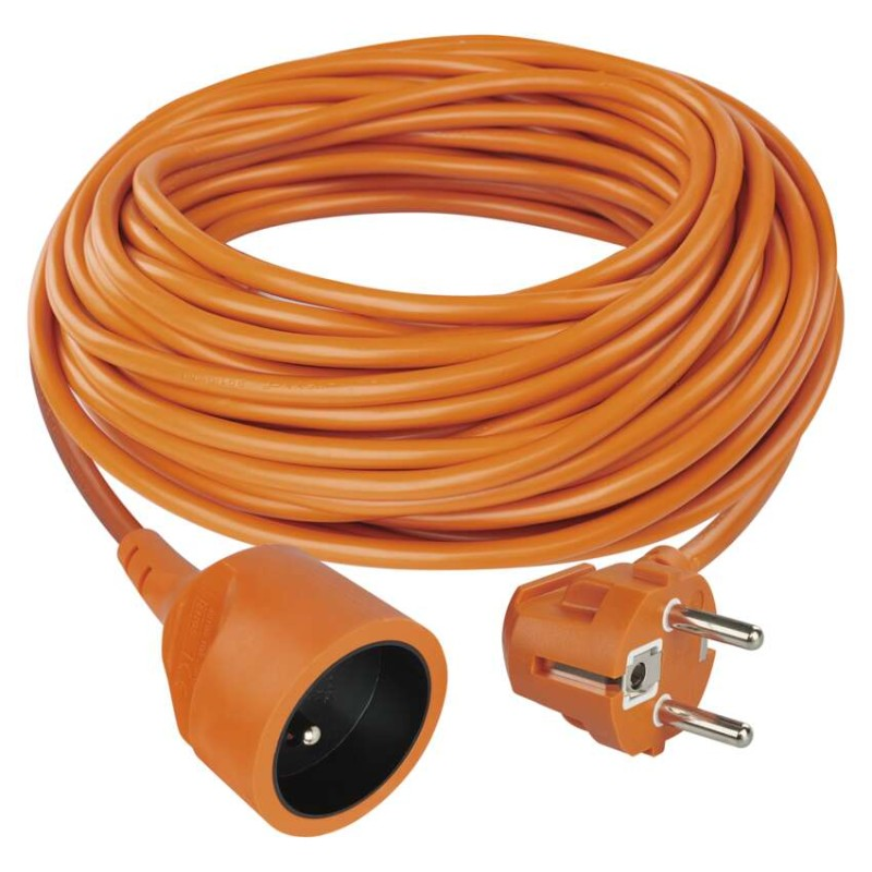 Emos Kabel prodlužovací 20 m / 1 zásuvka / 1,5 mm2 / oranžový