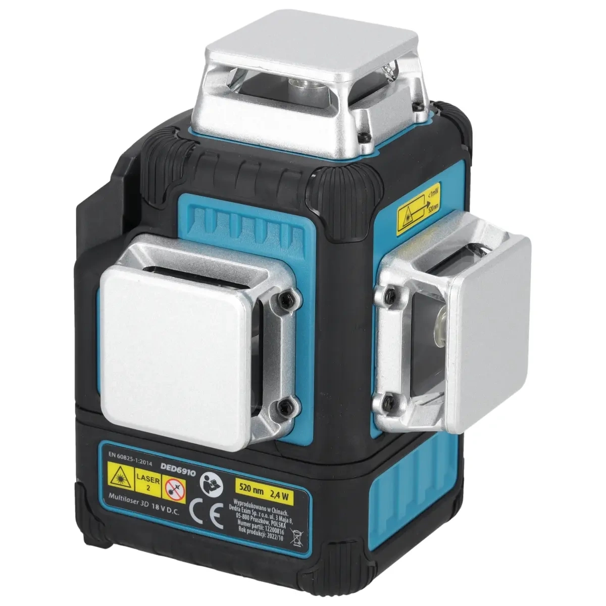 Dedra Laser křížový Multilaser 3D zelený + kufr