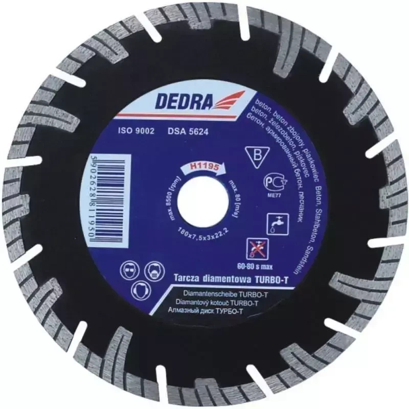 Dedra Kotouč diamantový Turbo-T 230×22,2 mm segmentový