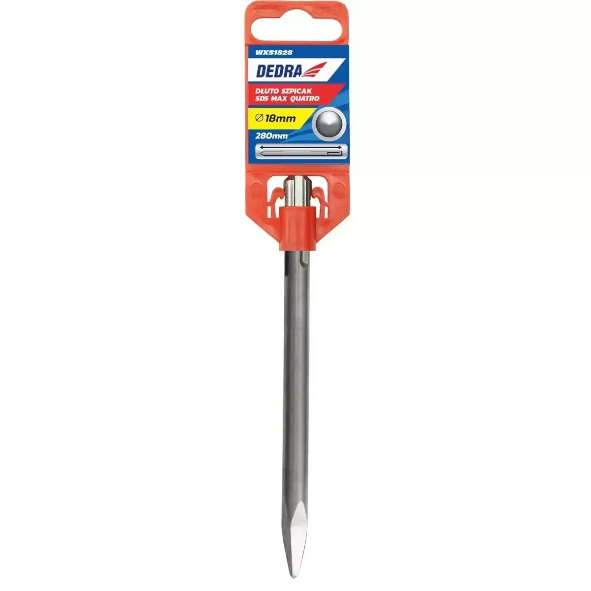 Dedra Sekáč špičatý SDS Max 18×400 mm