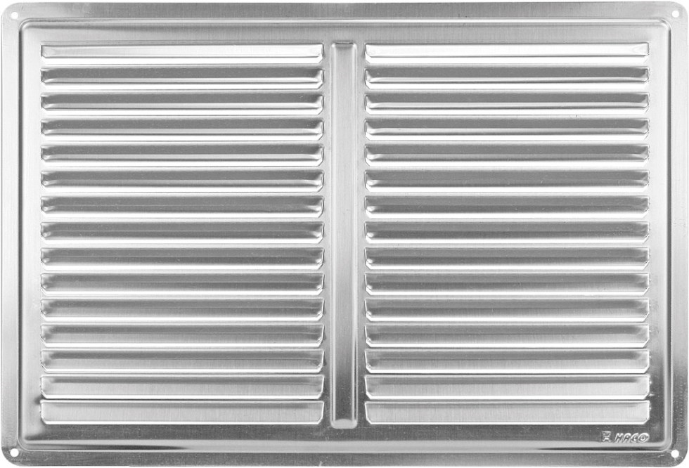 Haco Mřížka větrací 300×200 mm nerezová s krytkou