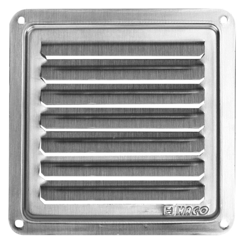 Haco Mřížka větrací 100×100 mm nerezová s krytkou