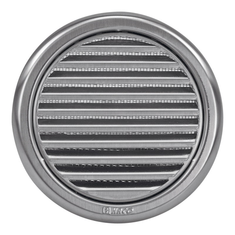 Haco Mřížka větrací kruhová 125 mm nerezová se síťovinou