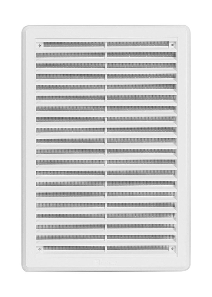 Haco Mřížka větrací 200×300 mm plastová se síťovinou bílá