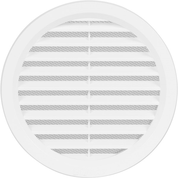 Haco Mřížka větrací kruhová 140 mm plastová se síťovinou bílá