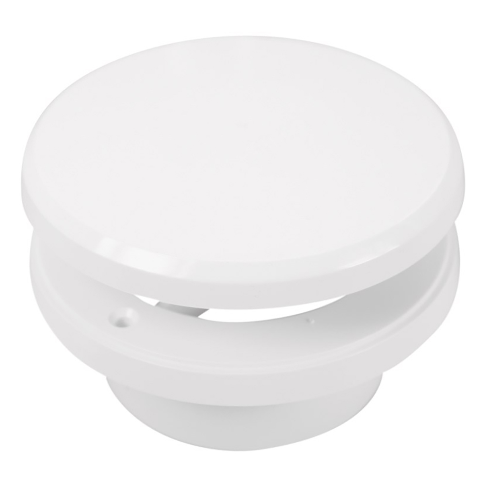 Haco Ventil talířový ventilační 125 mm s regulací plastový bílý