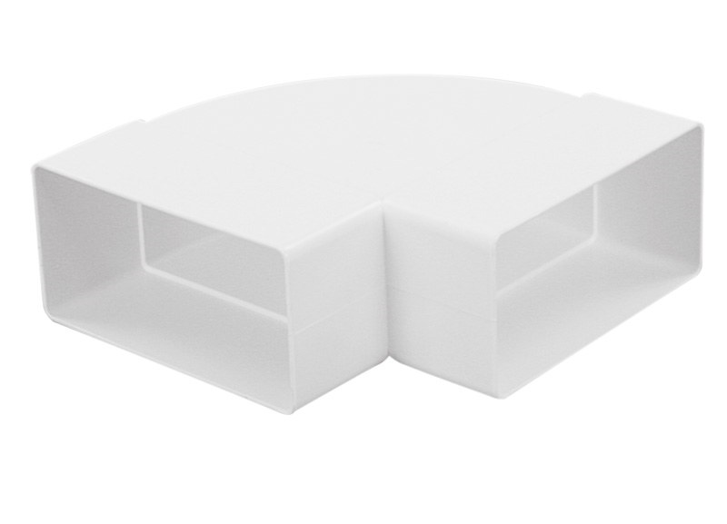 Haco Koleno vodorovné ventilační CKH 2×110×55 mm plastové