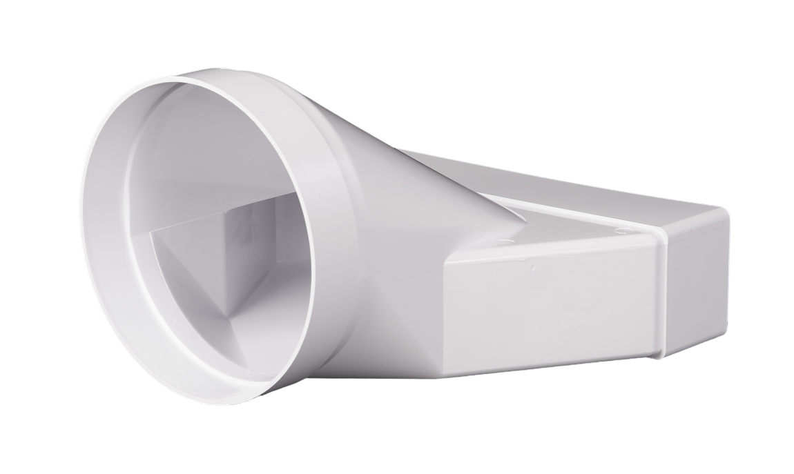 Haco Kus přechodový ventilační CZD 129/220×55 mm plastový