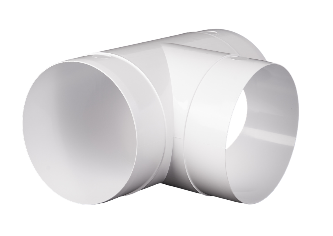 Haco Tvarovka T ventilační CTO 3×125 mm plastová