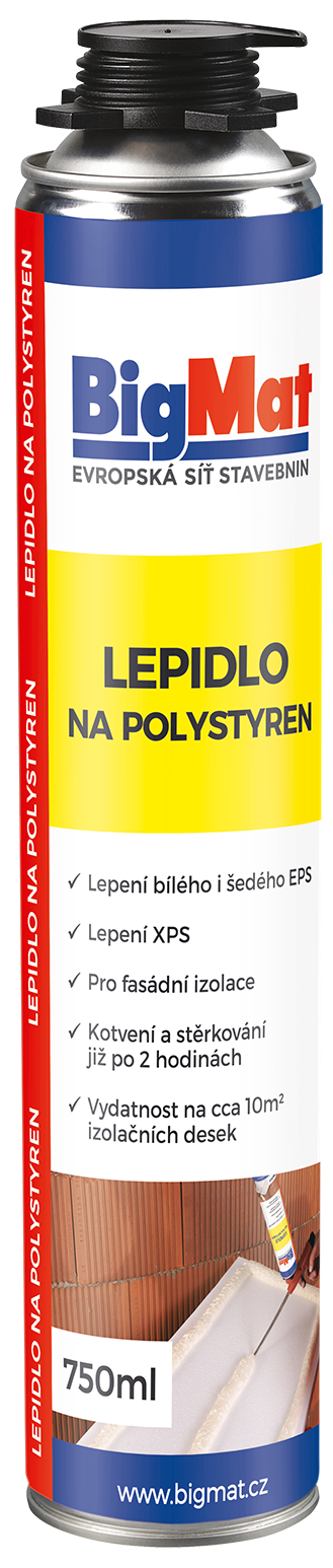 Lepidlo na polystyren BigMat 750 ml