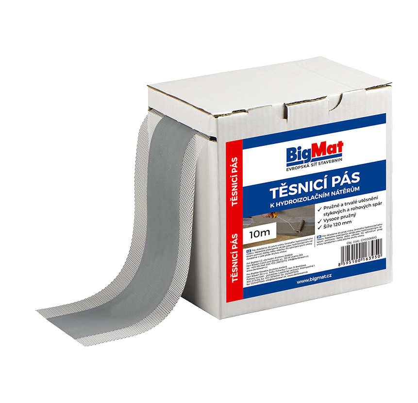 Pás těsnicí k hydroizolacím BigMat 120 mm x 10 m