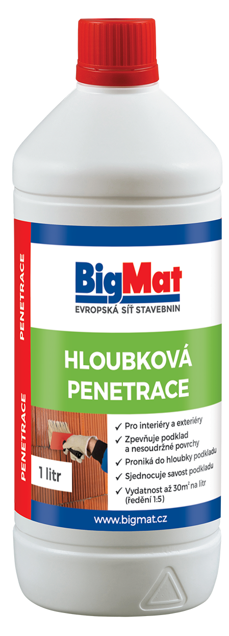 Penetrace hloubková BigMat 1 l