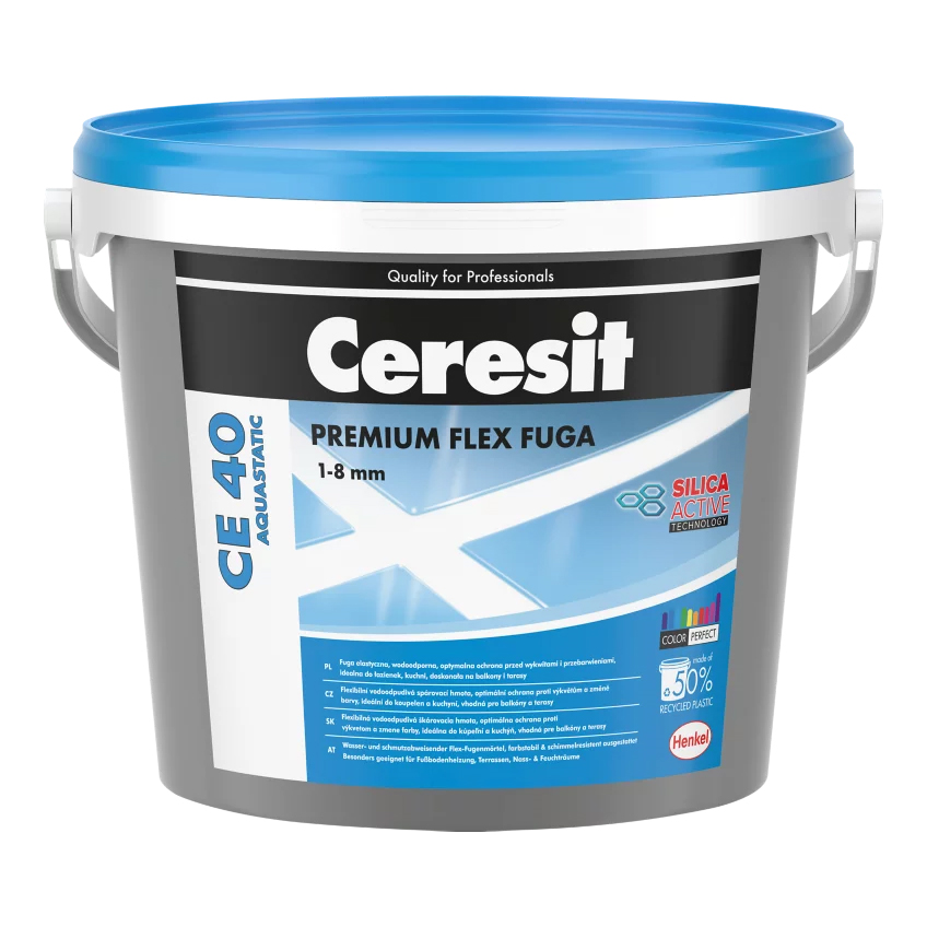 Hmota spárovací Ceresit CE 40 Aquastatic toffi 5 kg