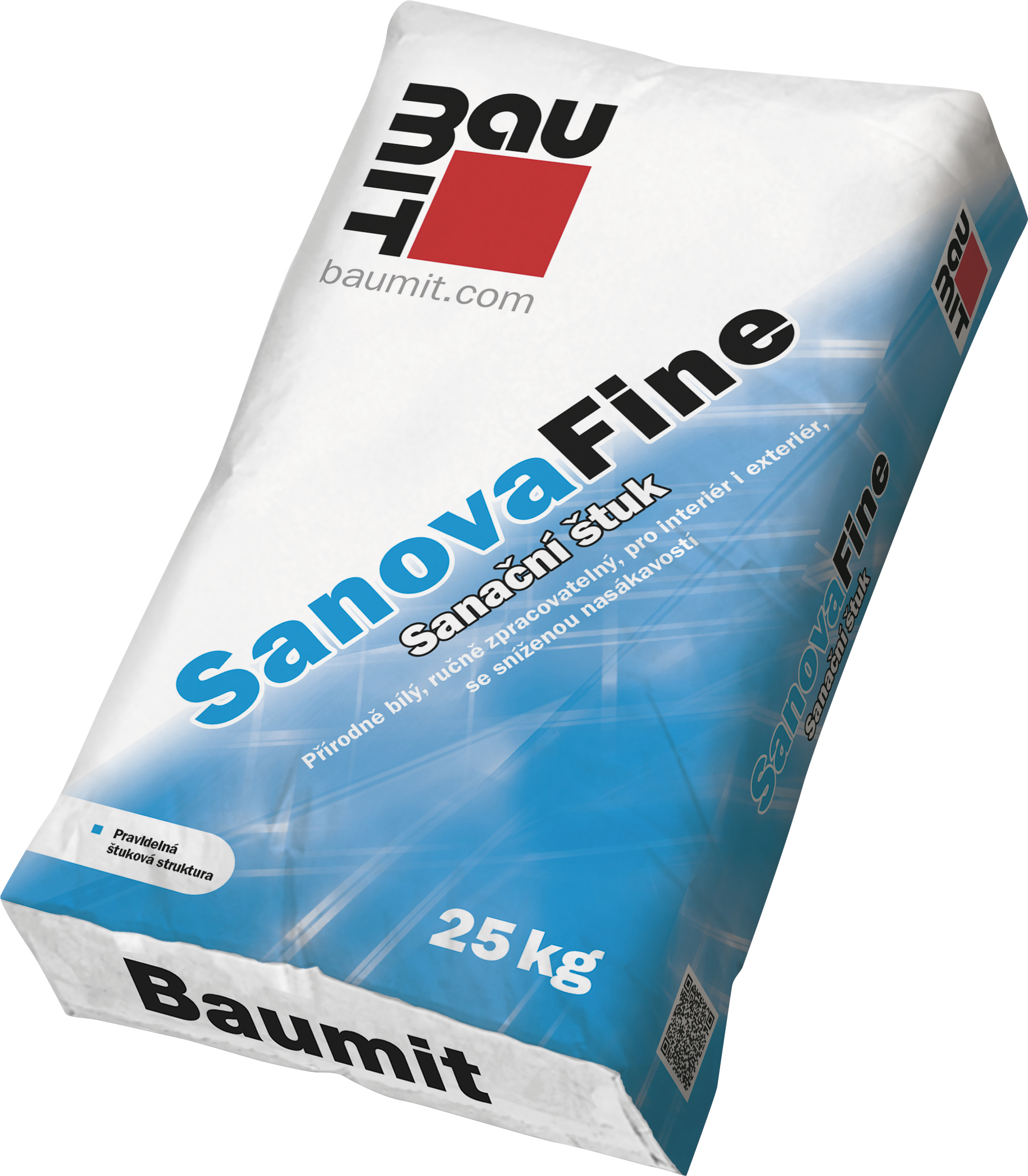 PO:BAU sanová Fine/sanační štuk 25kg