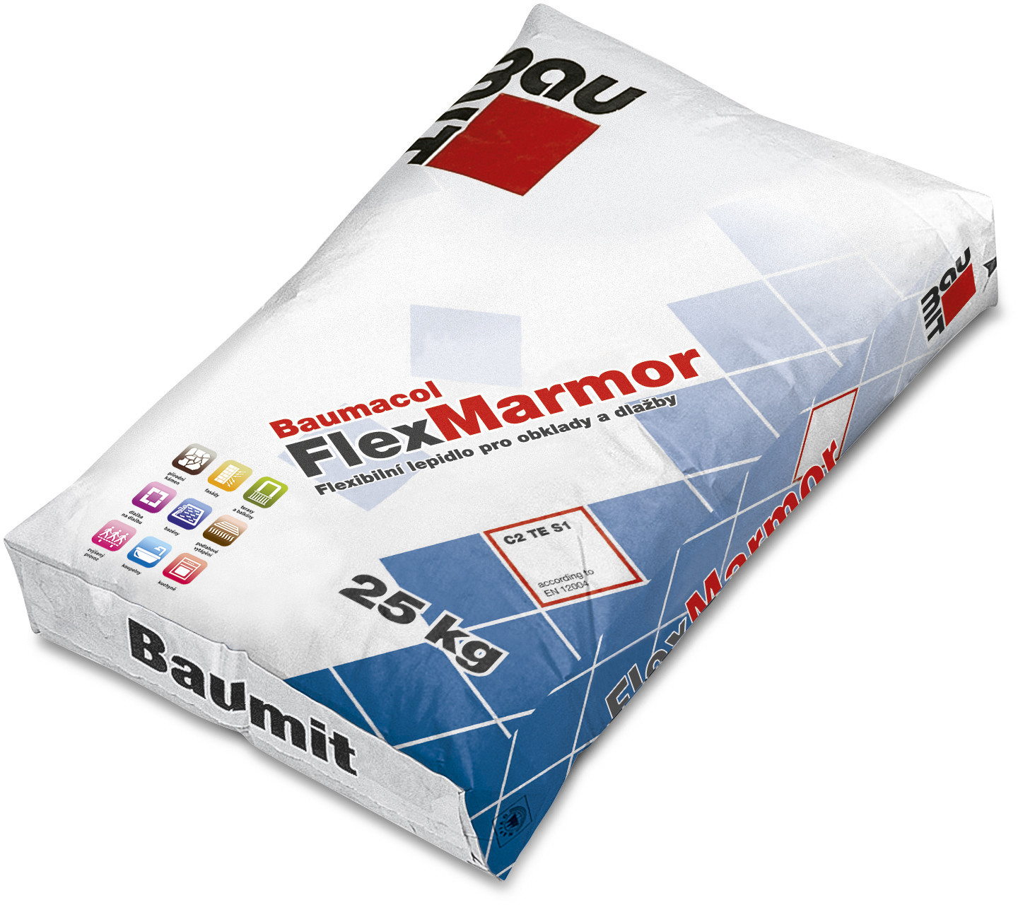 NT:LEPIDLO BAUmacol FlexTop White 25kg (C2TE S1)
