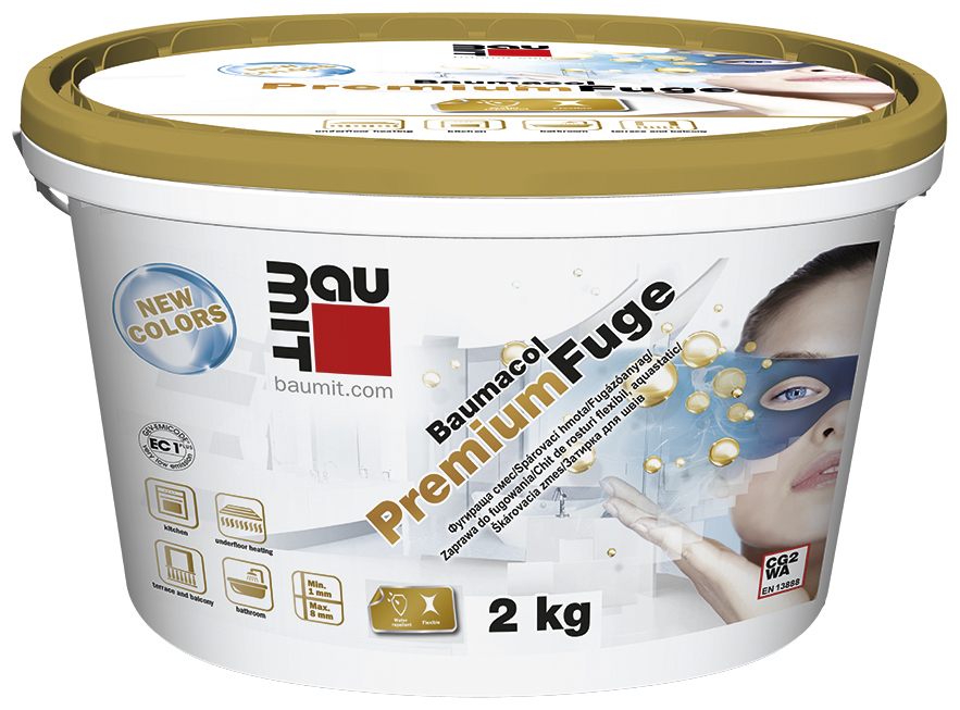 PO:BAU spár.hm.PREM.Fuge Taupe 2kg