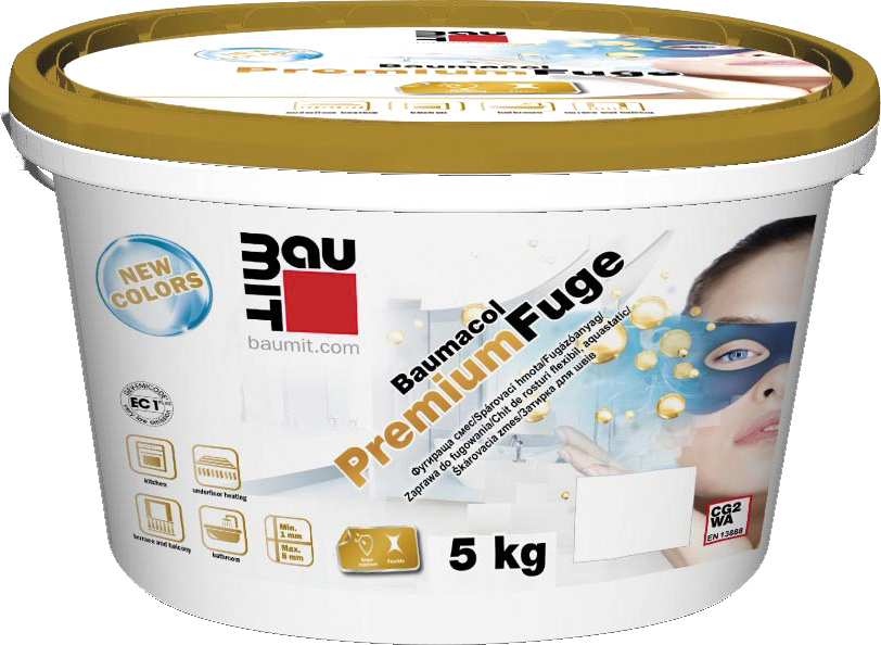 PO:BAU spár.hm.PREM.Fuge silk.GREY 5kg