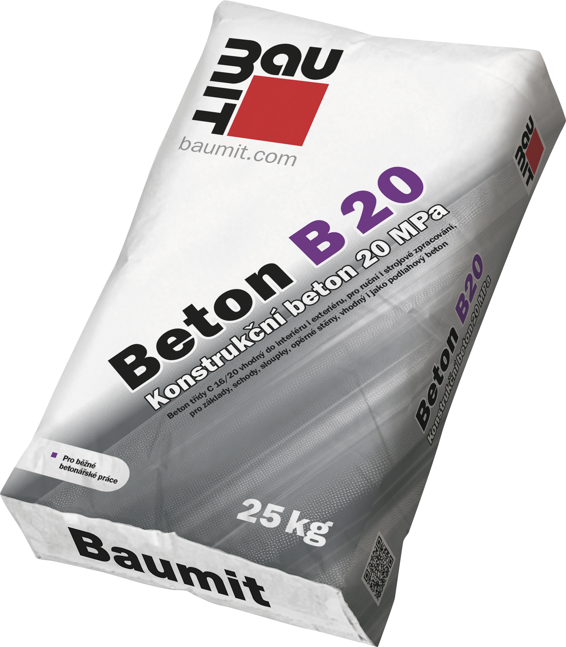 Beton konstrukční Baumit Beton B 20 25 kg