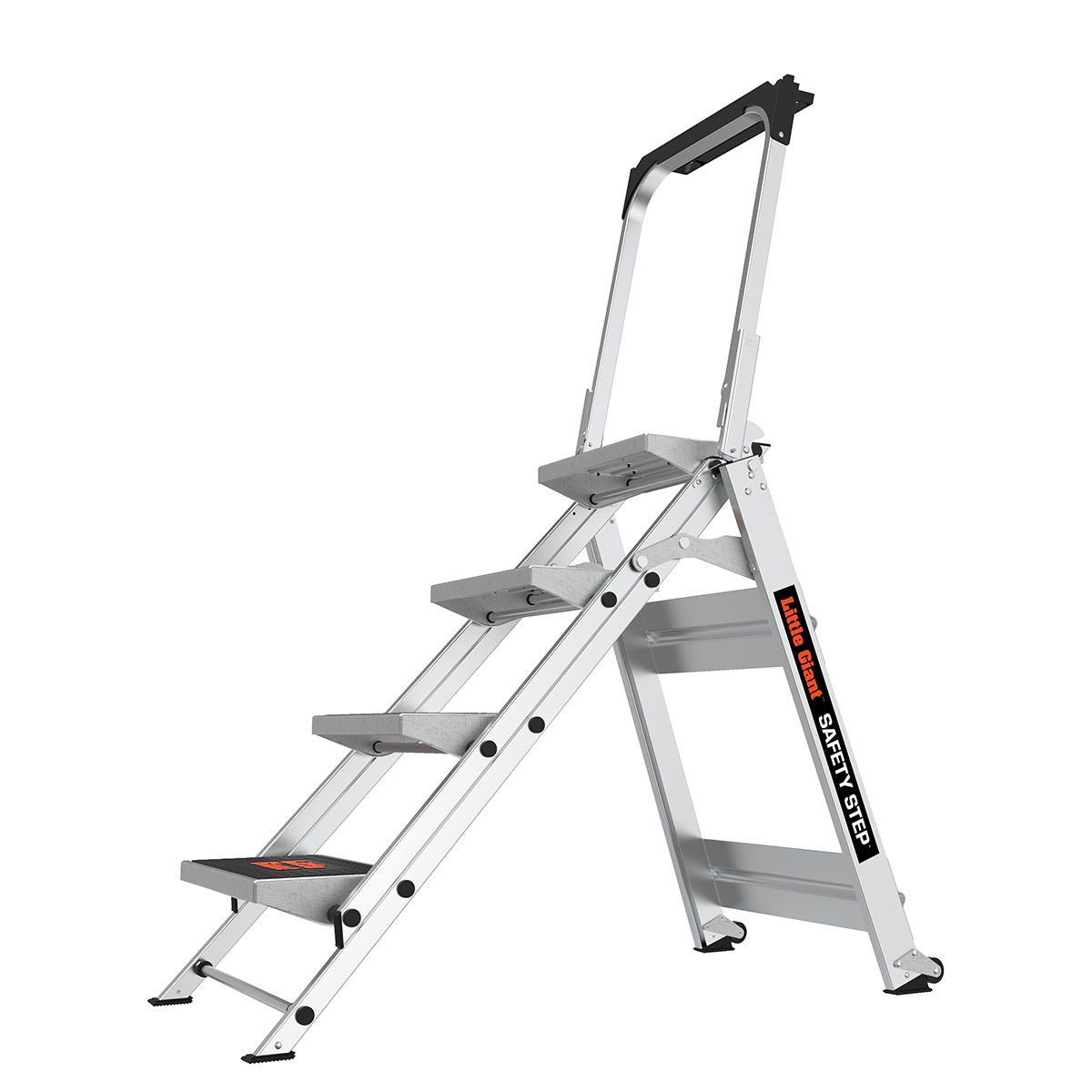 Little Giant Schůdky Safety Step 4 s bezpečnostním madlem