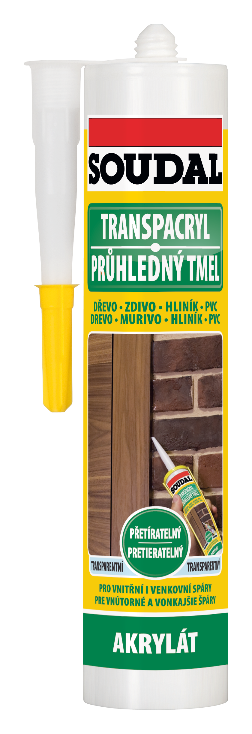 Soudal Tmel průhledný Transpacryl 300 ml
