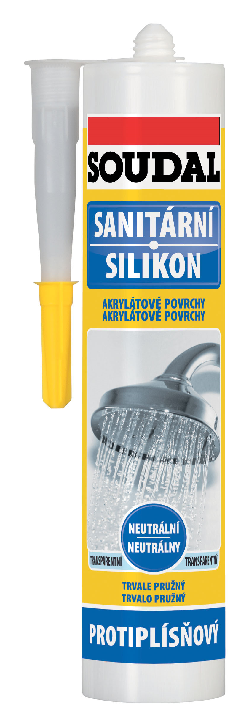 Soudal Silikon sanitární neutrální bílá 280 ml