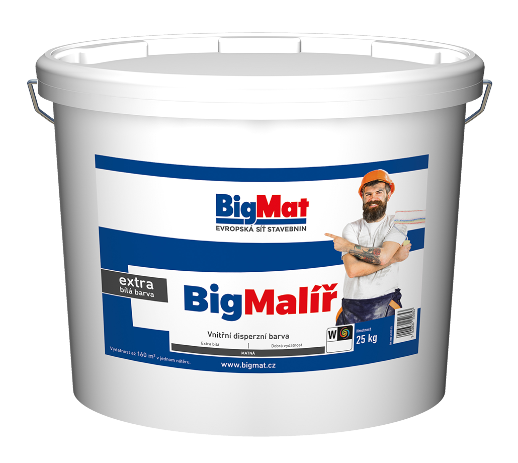 BigMat Barva malířská BigMalíř 25 kg