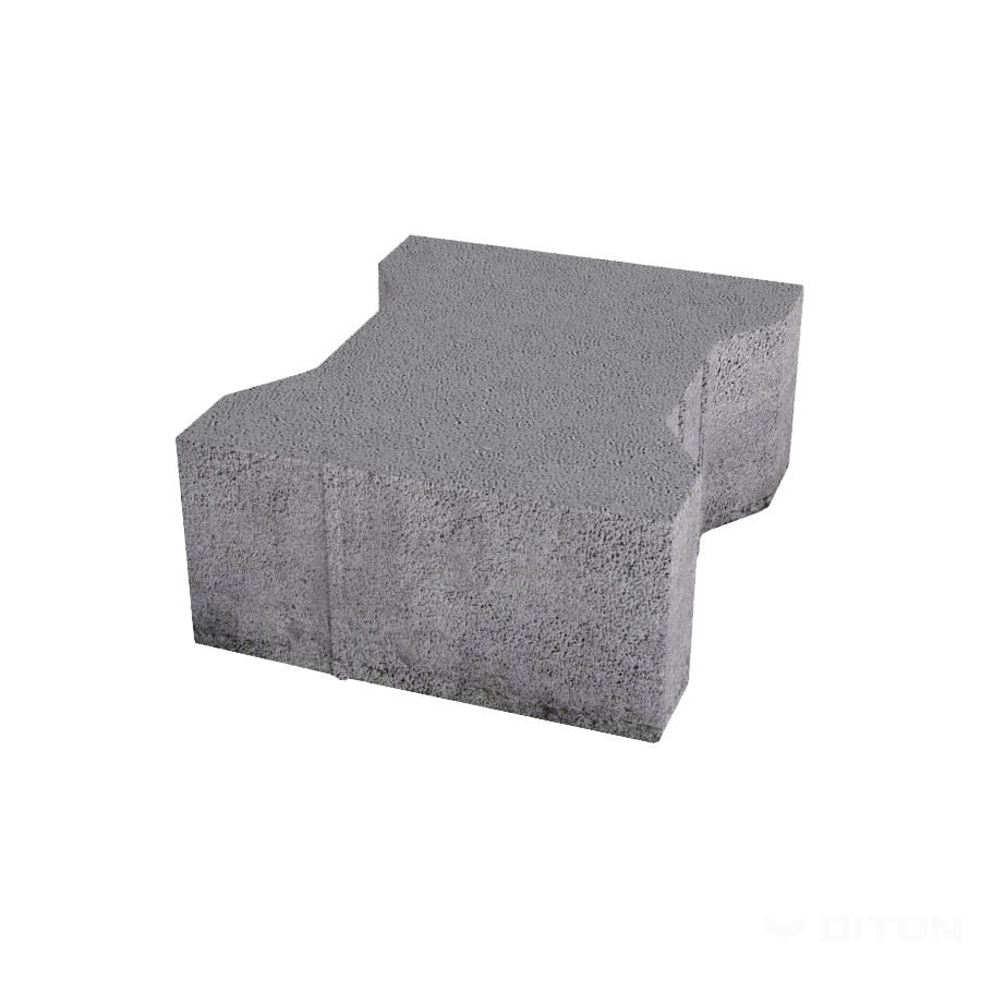 Diton Dlažba betonová Íčko 100 mm rovná hrana přírodní (6)