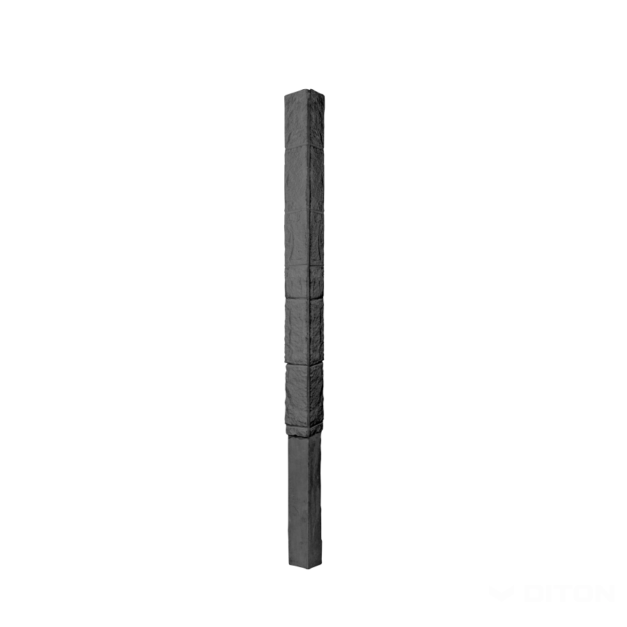 Diton Sloupek plotový Nová Trója 260 130×130×3310 mm koncový antracitový (10)
