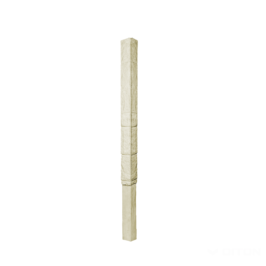 Diton Sloupek plotový Nová Trója 260 130×130×3310 mm koncový pískový (10)