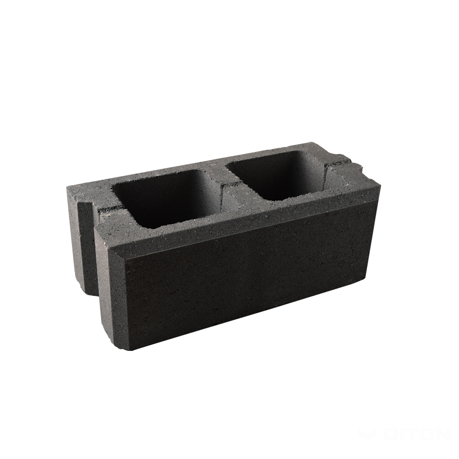 Diton Tvárnice plotová Viso 400×200×150 mm průběžná černá (60)