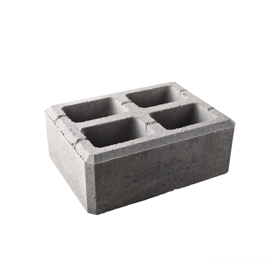 Diton Tvárnice plotová Viso 400×300×150 mm sloupková melír přírodní (40)