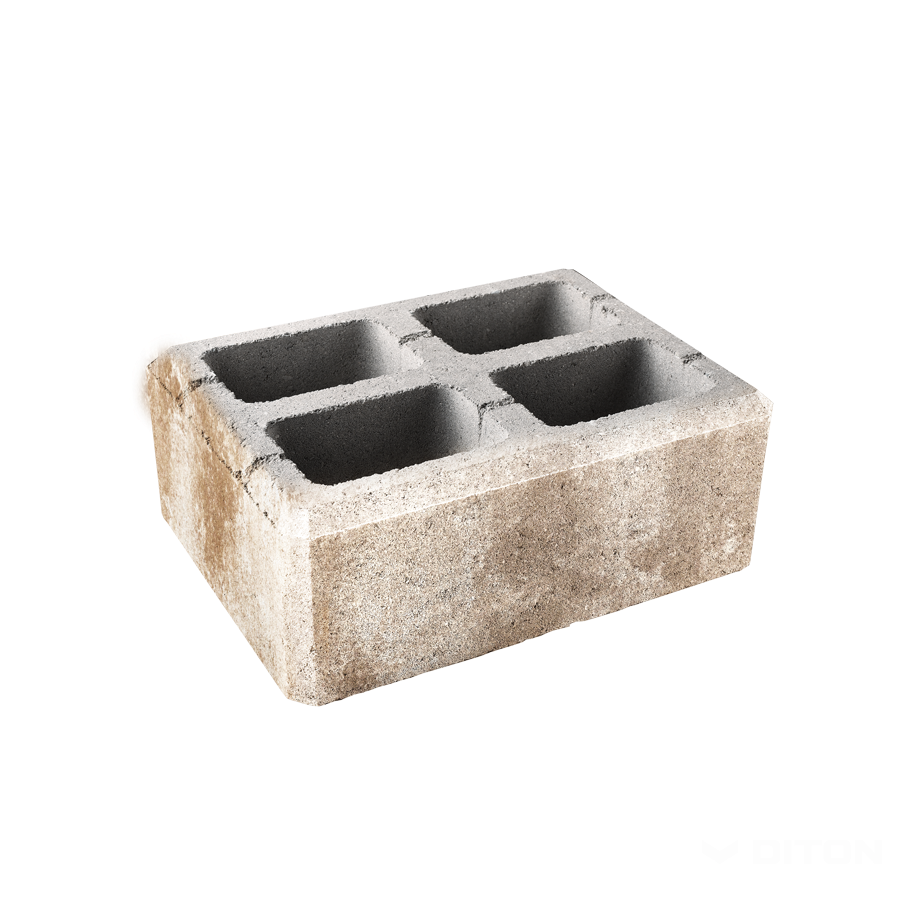 Diton Tvárnice plotová Viso 400×300×150 mm sloupková melír latte (40)
