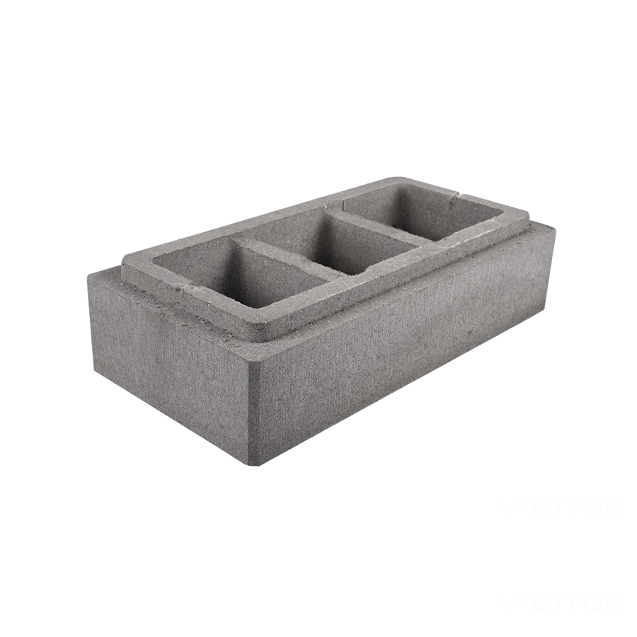 Diton Tvárnice plotová Verso 600×300×150 mm sloupková přírodní (36)