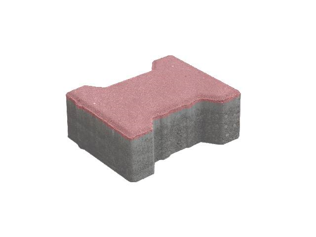 Presbeton Dlažba betonová H-profil SP 100 mm hladká červená (6)