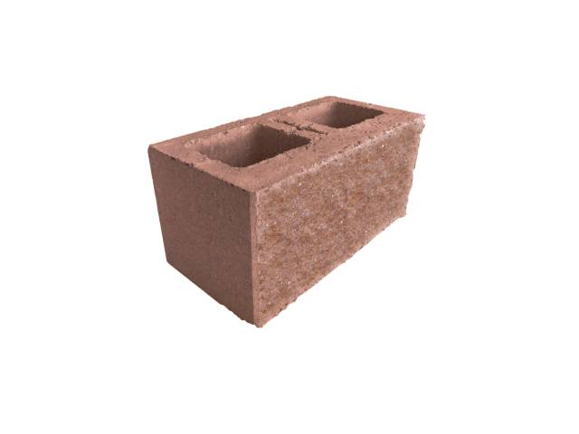 Presbeton Tvarovka plotová Face Block HX 2/19B 390×195×190 mm štípaná hnědá (72)