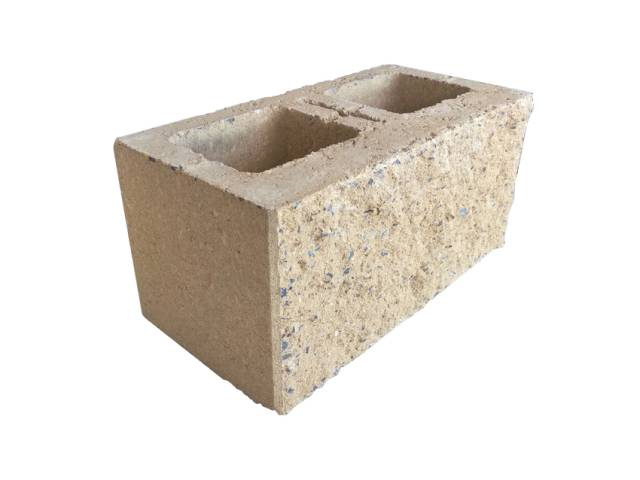 Presbeton Tvarovka plotová Face Block HX 2/19B 390×195×190 mm štípaná okrová (72)