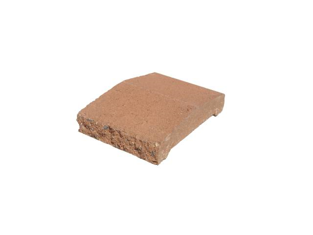 Presbeton Deska zákrytová Face Block ZDV 200 200×300×70 mm štípaná hnědá (270)