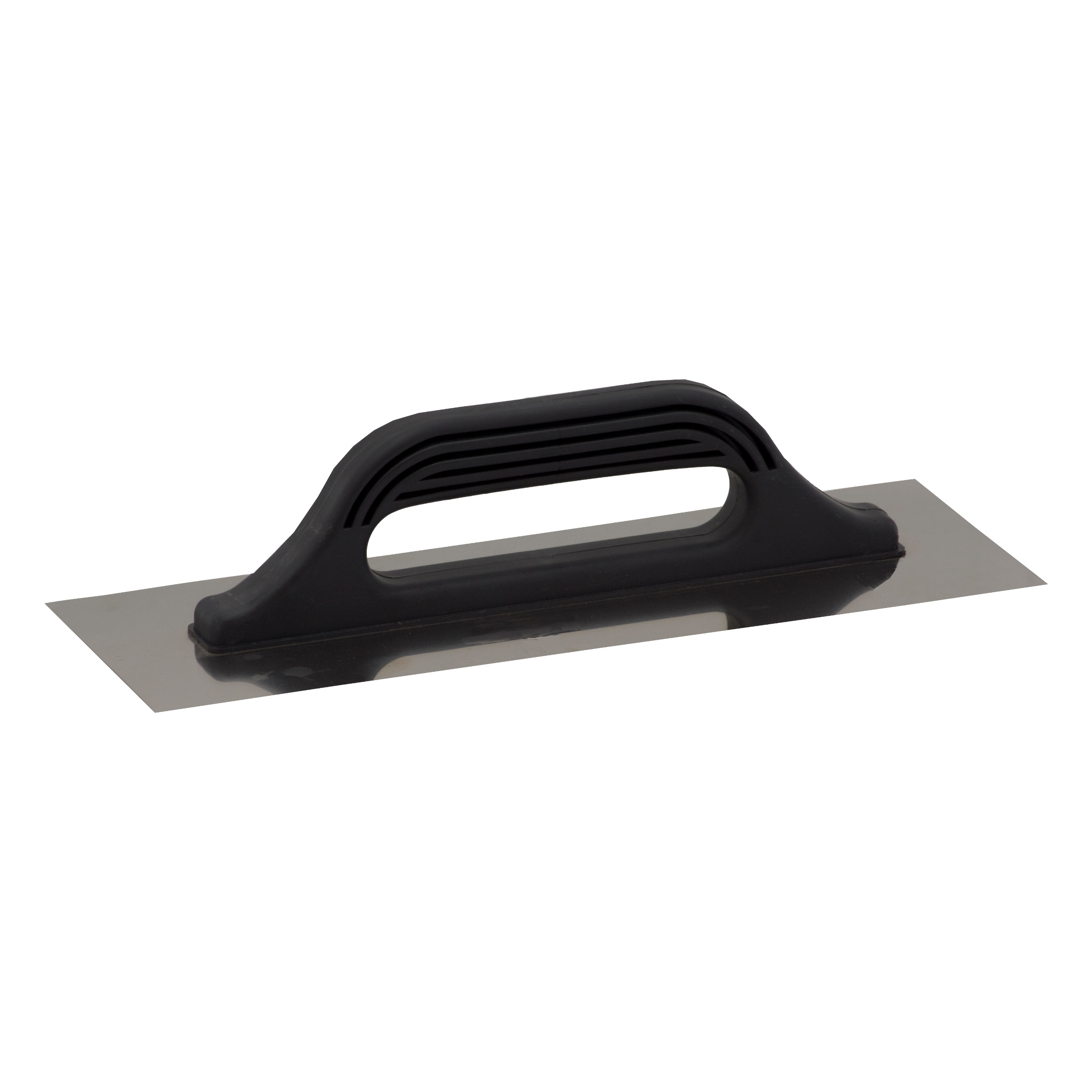 Toptrade Hladítko nerezové, s plastovou rukojetí, hladké, 480×130 mm