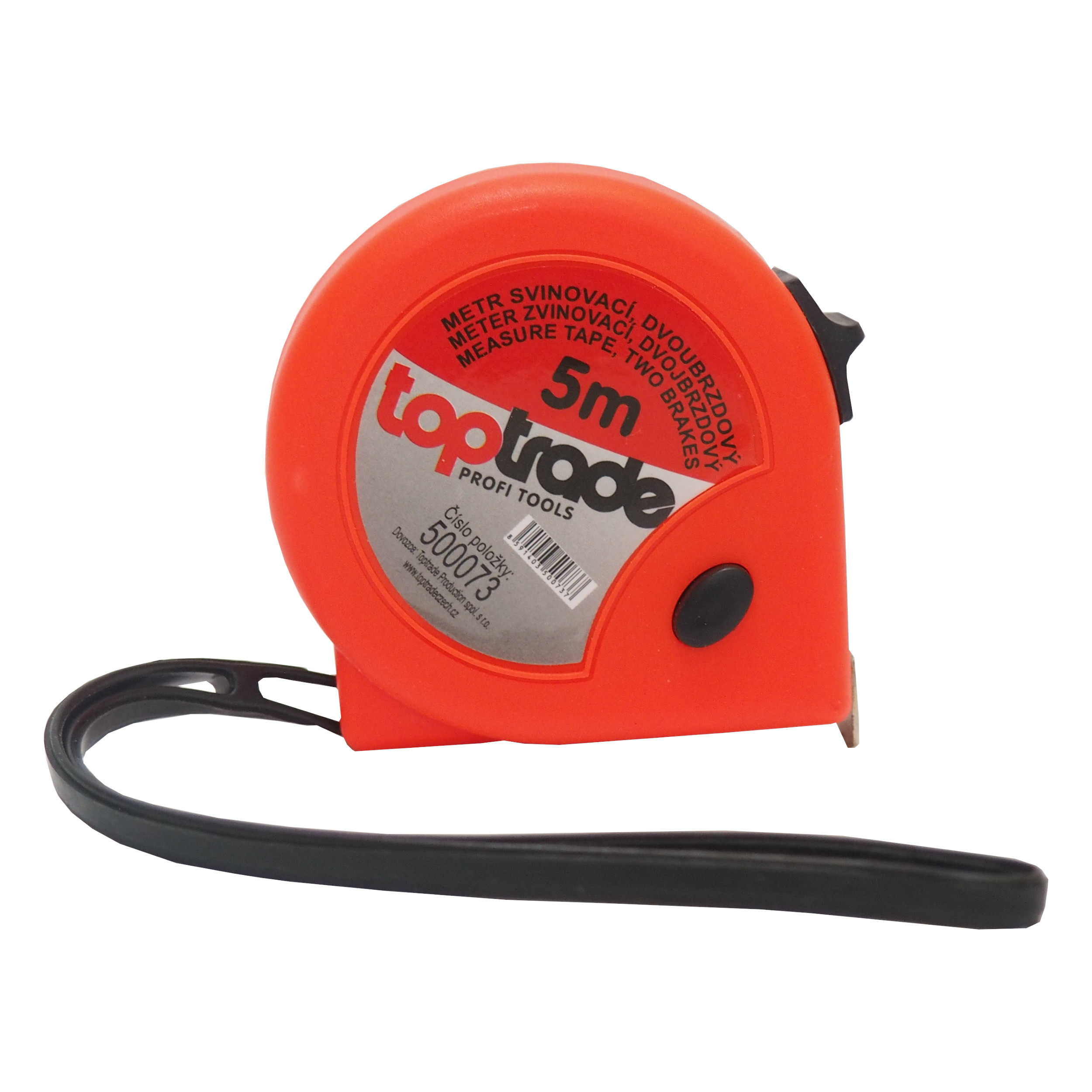 Toptrade Metr svinovací, dvoubrzdový, 13 mm / 2 m