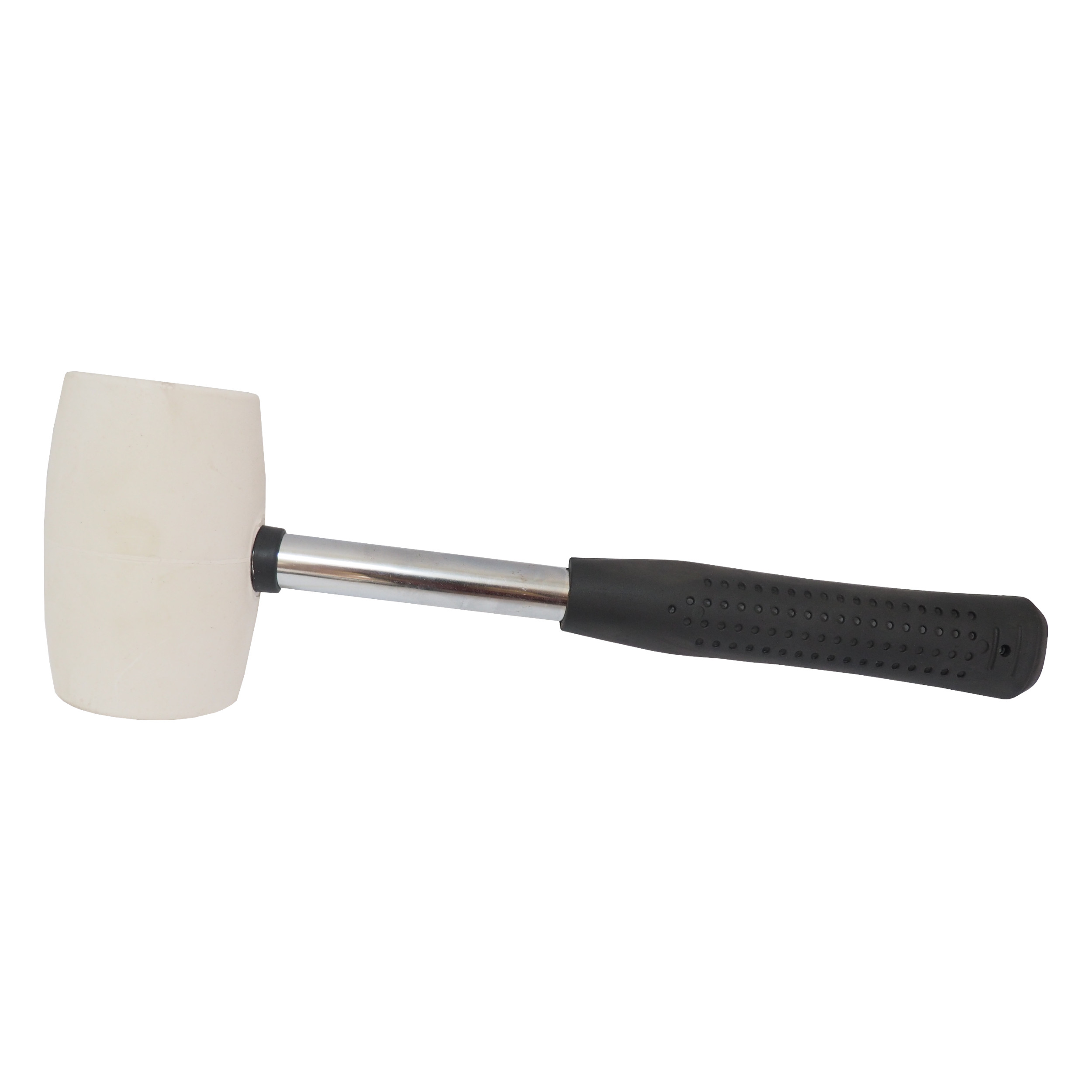 Toptrade Palice gumová, bílá, s kovovou rukojetí, pr. 50mm / 450 g profi