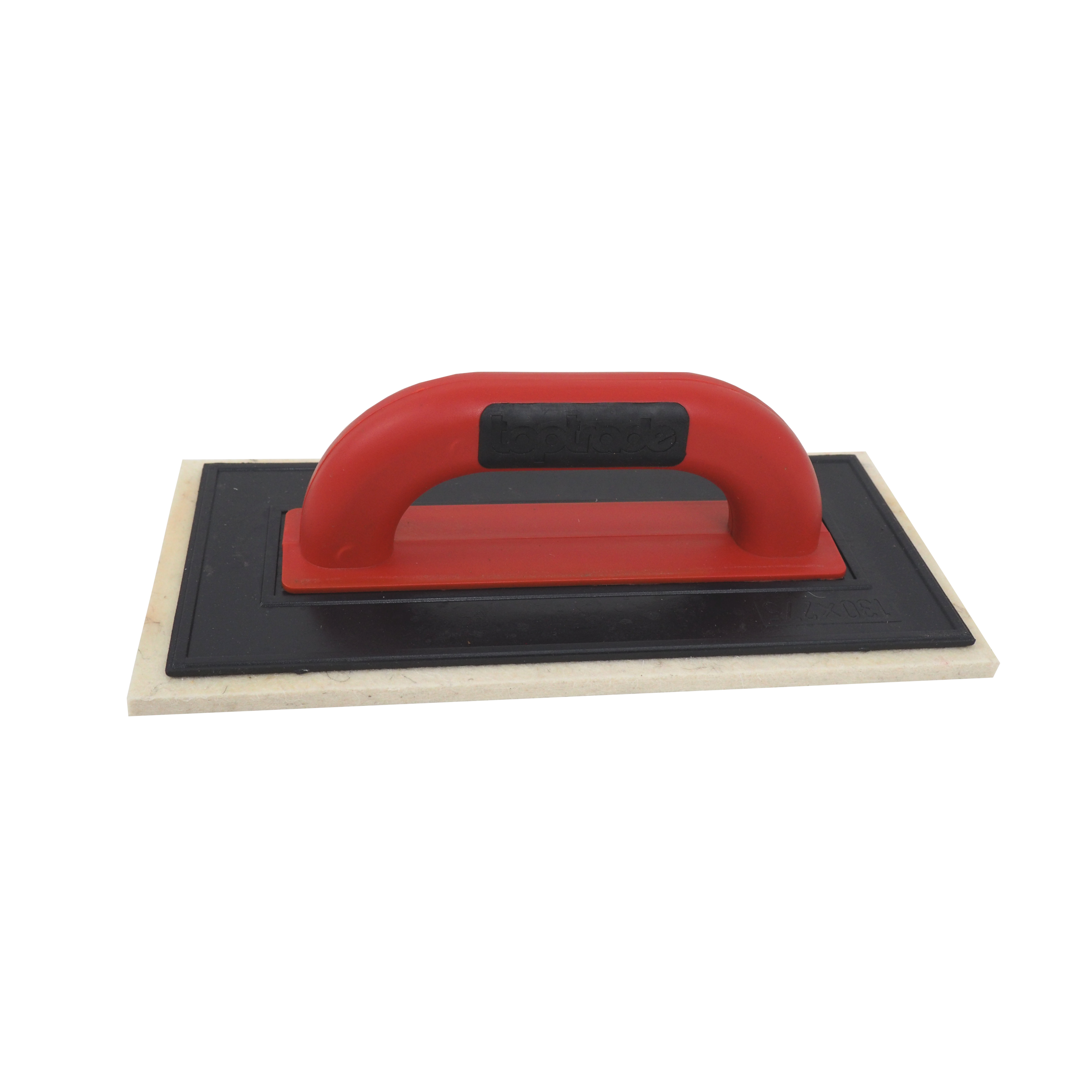 Toptrade Hladítko ABS, plst bílá, Professional, 250×130×8 mm